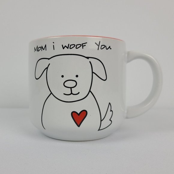 Other - Blobby Dog Mom I Woof You Dog Lover Coffee Mug Tea Cup